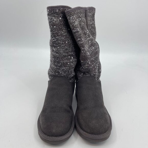 UGG Gray Suede Ankle Boots & Booties | Versatile & Stylish - Picture 7 of 8